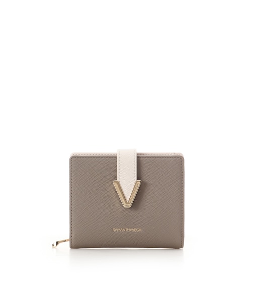 Vカット折財布