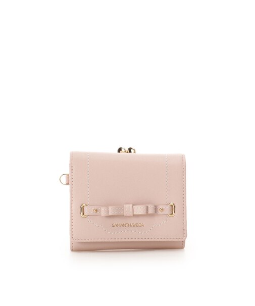 バレッタリボン折財布