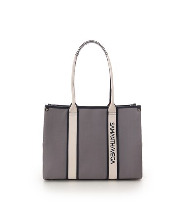 新色ロゴテープキャンバスA4トートバッグ