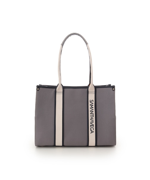 新色ロゴテープキャンバスA4トートバッグ