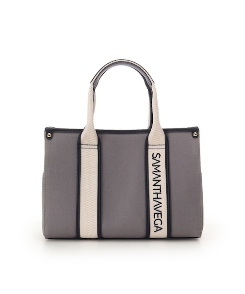 新色ロゴテープキャンバスハンドバッグ（小）