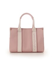 新色ロゴテープキャンバスハンドバッグ（小）