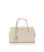 ロゴ金具ハンドバッグ