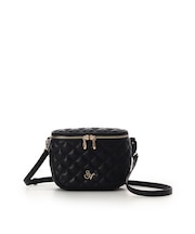 ダブルステッチダイヤキルトショルダーバッグ