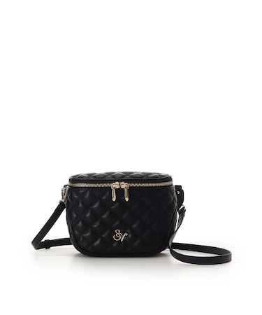 ダブルステッチダイヤキルトショルダーバッグ