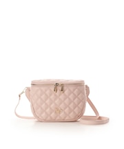 ダブルステッチダイヤキルトショルダーバッグ