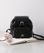 ダブルステッチダイヤキルトリュック