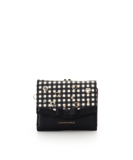 ストロベリーギンガム折財布