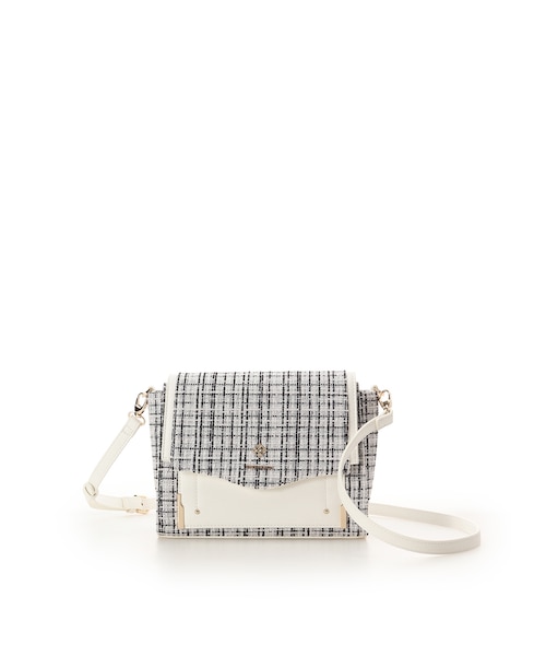 新色ツイードダイヤカットショルダーバッグ｜サマンサベガの通販