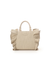 ラメフリルハンドバッグ