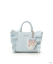 Lil ala mode×SAMANTHAVEGAコレクション ツイードフリルハンドバッグ