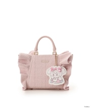 Lil ala mode×SAMANTHAVEGAコレクション ツイードフリルハンドバッグ