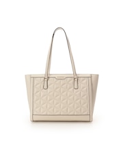 キルティングフェイクレザートートバッグ