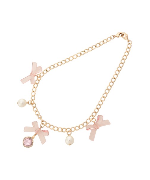 クリアリボンバッグチャーム