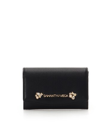 アクセントビジューカードケース