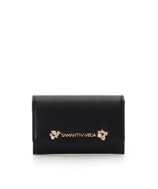 アクセントビジューカードケース