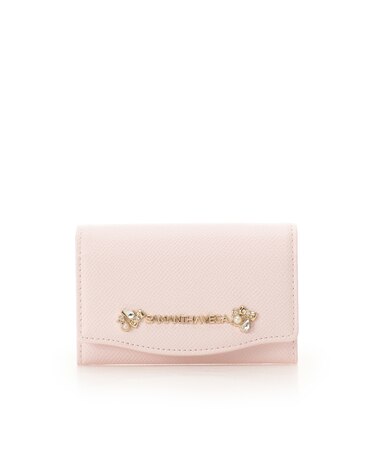 アクセントビジューカードケース