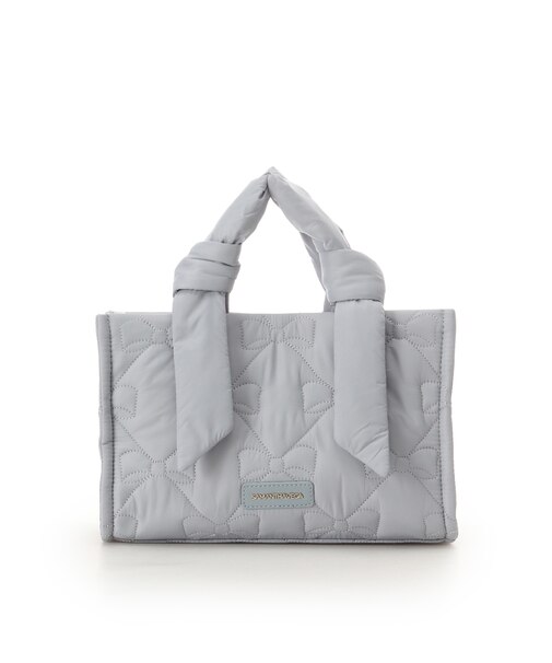 リボンキルティングハンドバッグ