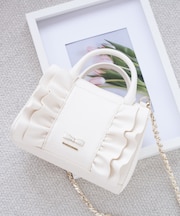 フリルリボンショルダーバッグ