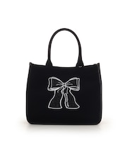 リボン刺繍トートバック