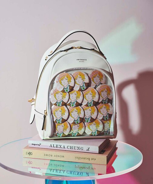 《推し事バッグ》クリアポケット付きリュック