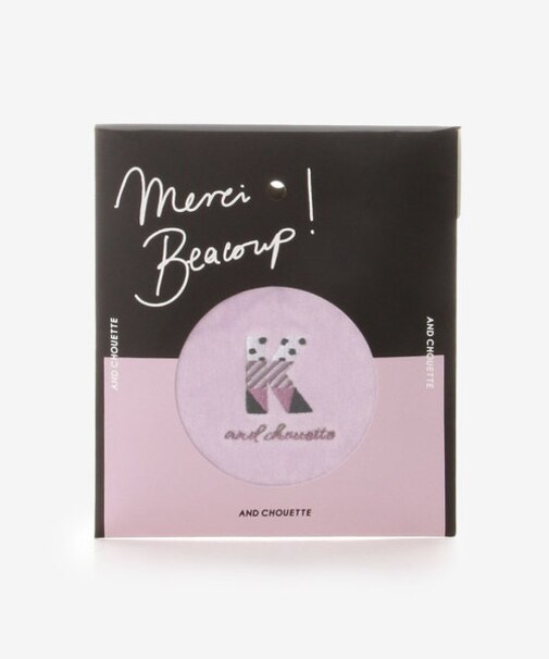 イニシャルハンカチタオル K