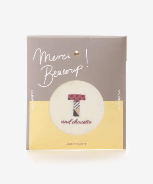 イニシャルハンカチタオル T