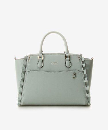 《推し事バッグ》クリアポケット付きトートバッグ