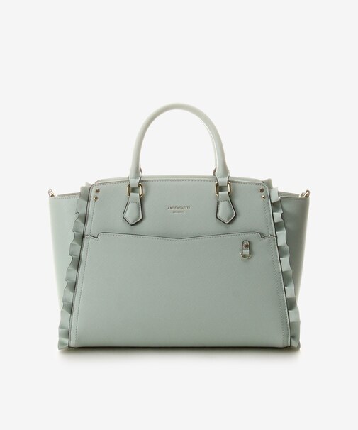 《推し事バッグ》クリアポケット付きトートバッグ