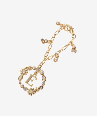 フラワーサークルイニシャルチャームＥ