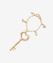 ハートキーイニシャルチャームT