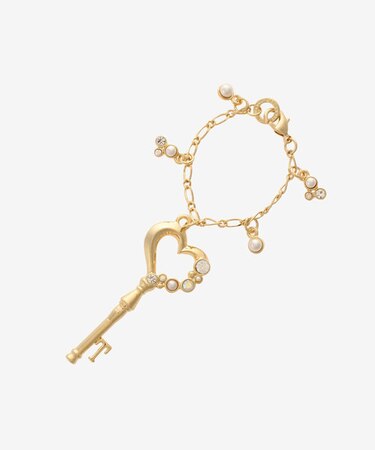 ハートキーイニシャルチャームT