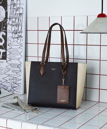 バイカラー３点セットトートバッグ