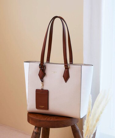 バイカラー3点セットトートバッグ