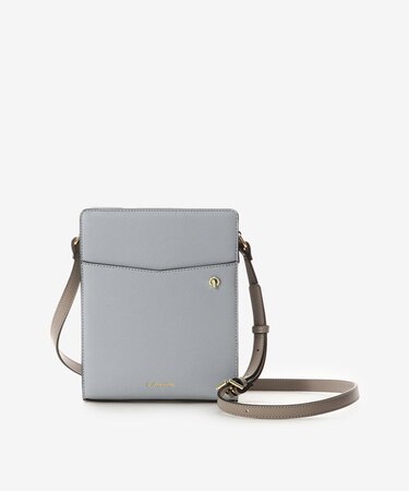 《推し事バッグ》クリアポケット付き縦型ショルダーバッグ