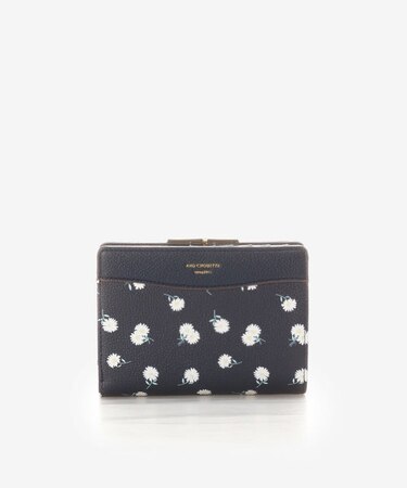 デイジーモチーフ口金２つ折り財布