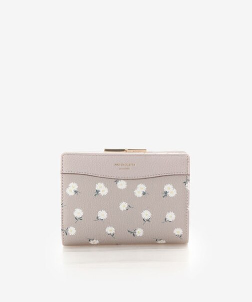 デイジーモチーフ口金２つ折り財布