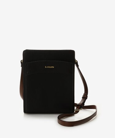 縦型スクエアショルダーバッグ