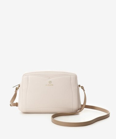 ビジュー付きショルダーバッグ