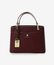 ビジュー付きハンドバッグ