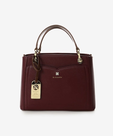 ビジュー付きハンドバッグ