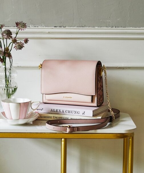 サイドチェックショルダーバッグ