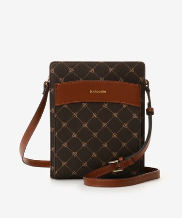 モノグラム スクエアショルダーバッグ