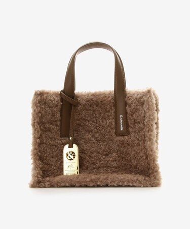 ボア トートバッグ