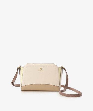 アクセントカラー配色ショルダーバッグ