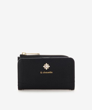 ビジュー付きキーケース