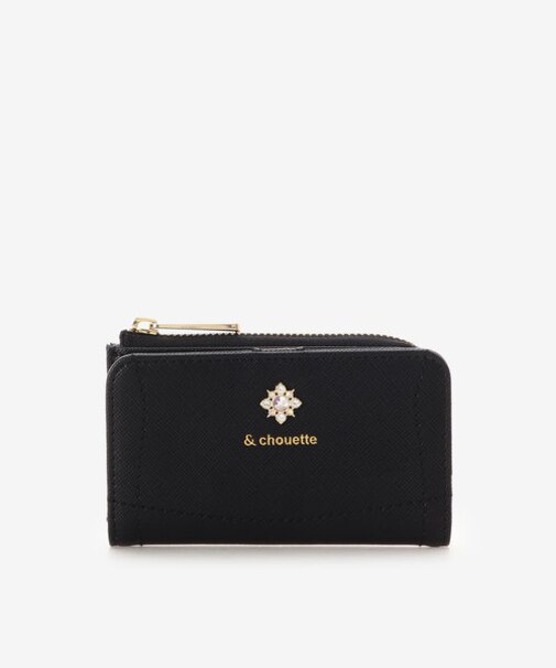 ビジュー付きキーケース