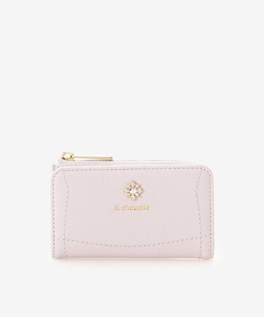 ビジュー付きキーケース