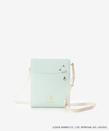 《推し事》「ポチャッコ」コレクション クリアポケット付き縦型ショルダーバッグ