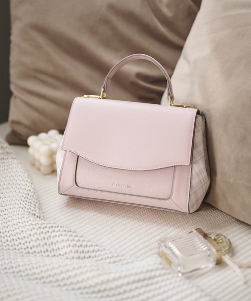 サイドチェック ショルダーバッグ